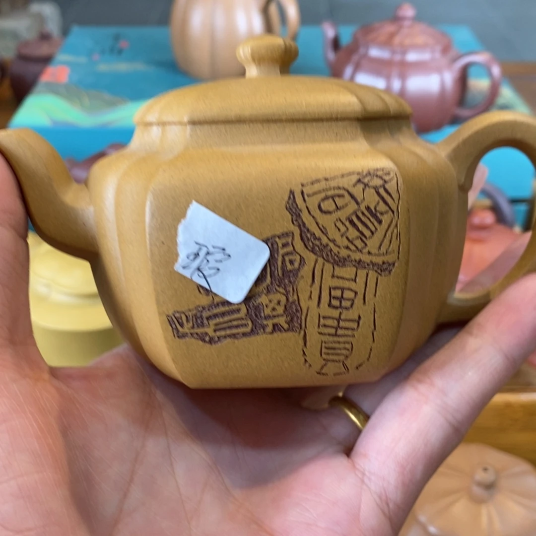 顺***然茶壶紫砂原矿泥料手工壶直播间