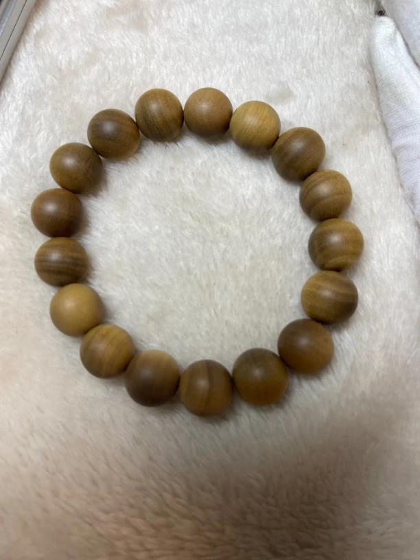 【印度迈索尔老山檀香】奶香手串