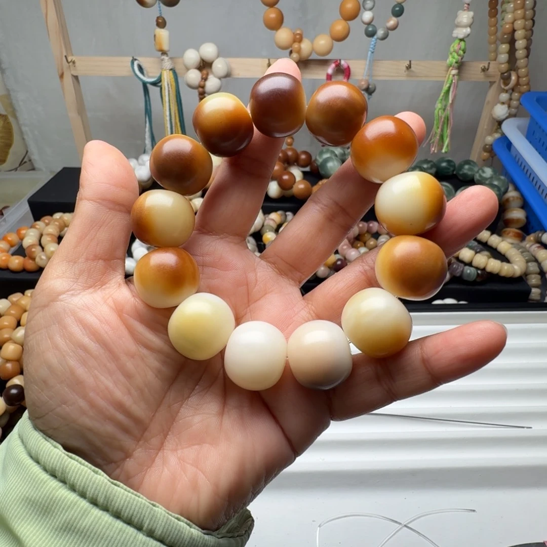 手串菩提根/象牙果卡19干磨微瑕