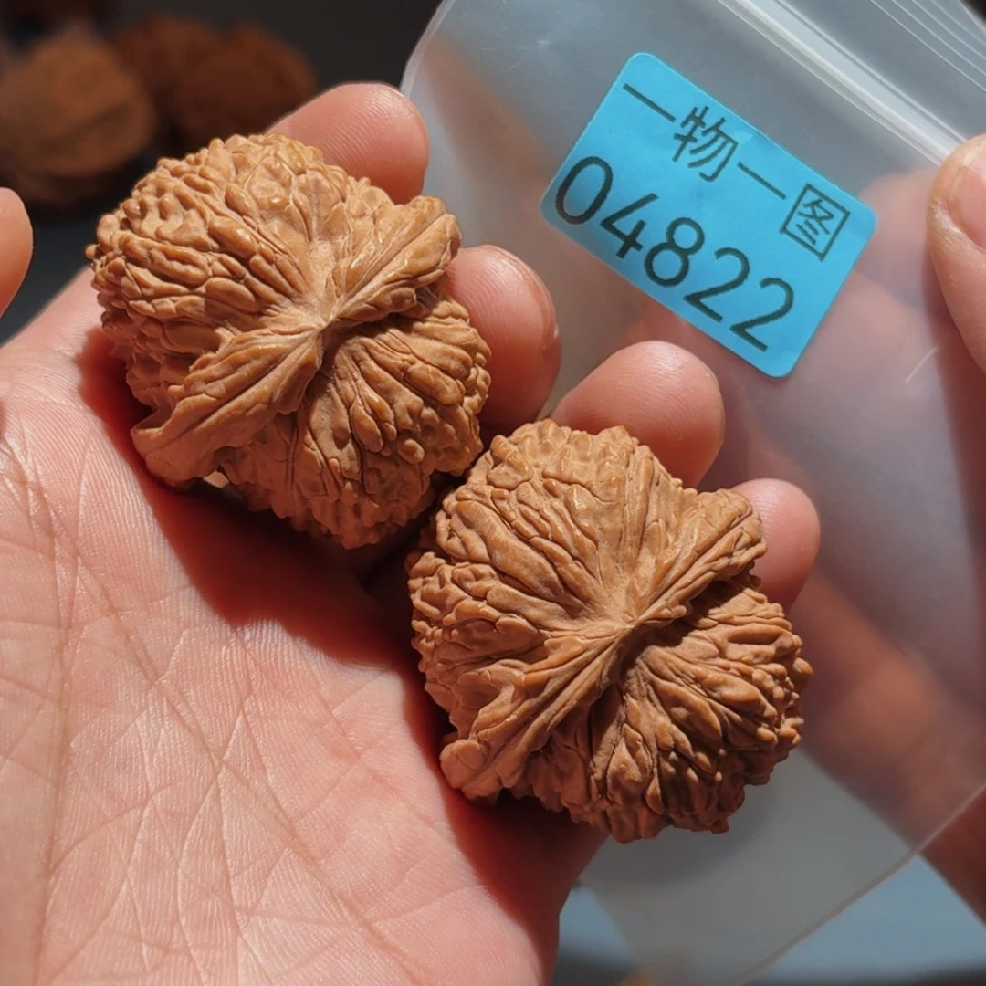 把件文玩核桃球白