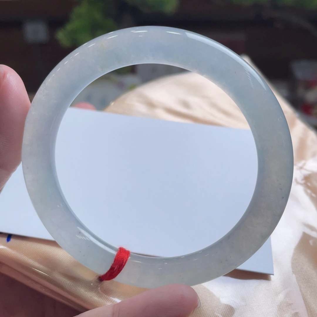 翡翠未镶嵌手镯55.1冰棍条