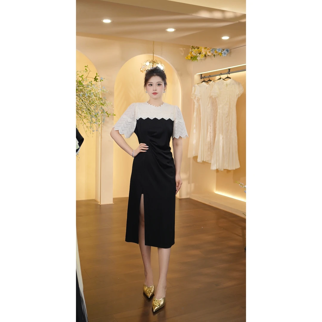 王超越定制-201（墨香轻染  ）连衣裙DMH007-XX