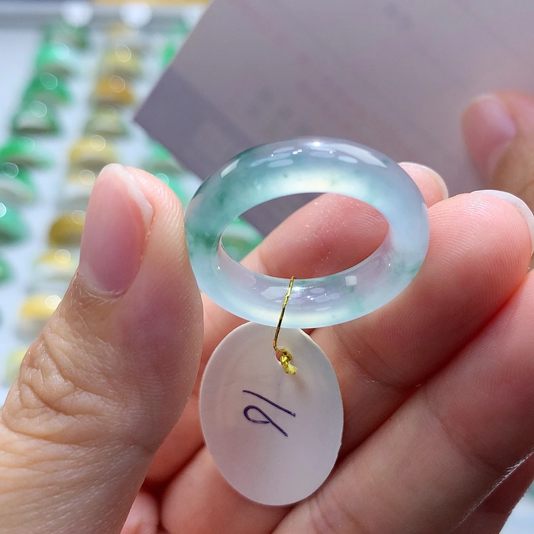 翡翠戒指未镶嵌1617圈