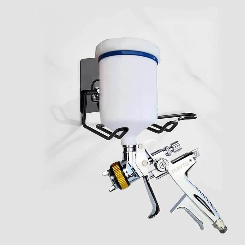 不锈钢吹喷漆枪置物 烤漆房免打孔挂架喷强支架