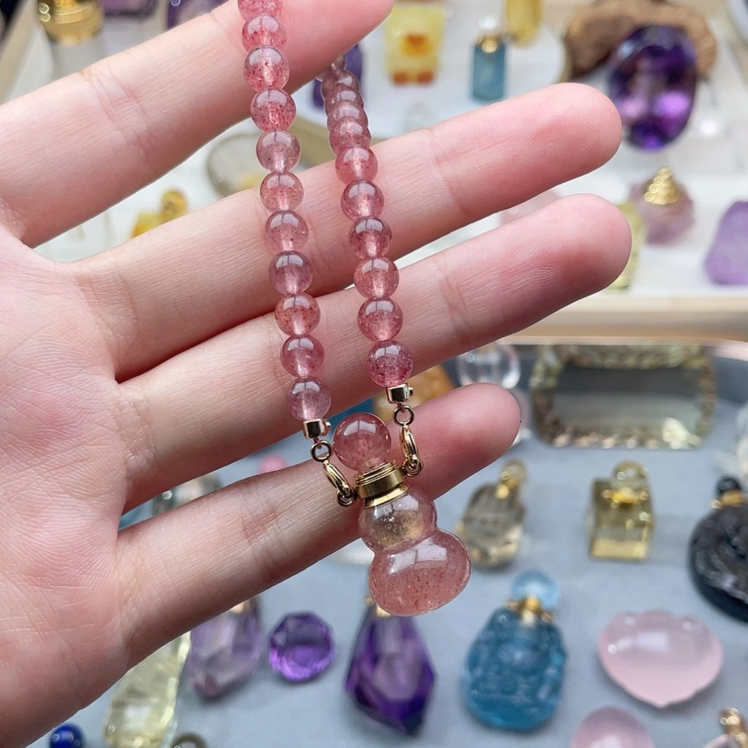 水晶颈饰未镶嵌P*T天然水晶吊坠634