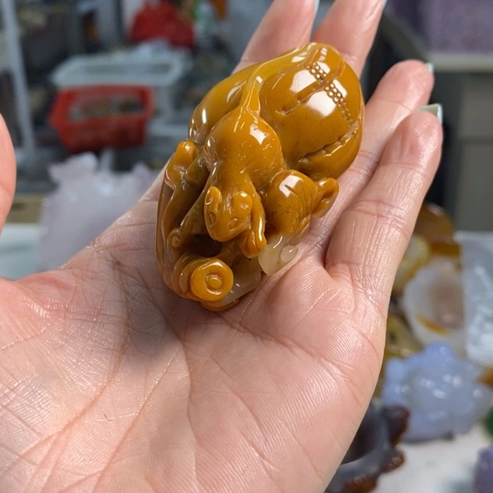 玛瑙/玉髓吊坠(不含链)未镶嵌