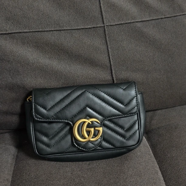 95新 GUCCI/古驰 G专属/古驰马蒙mini斜挎包/02513
