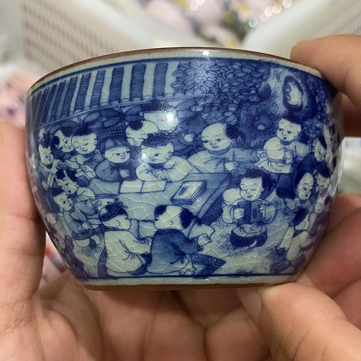 摆件景德镇陶瓷主人杯1456
