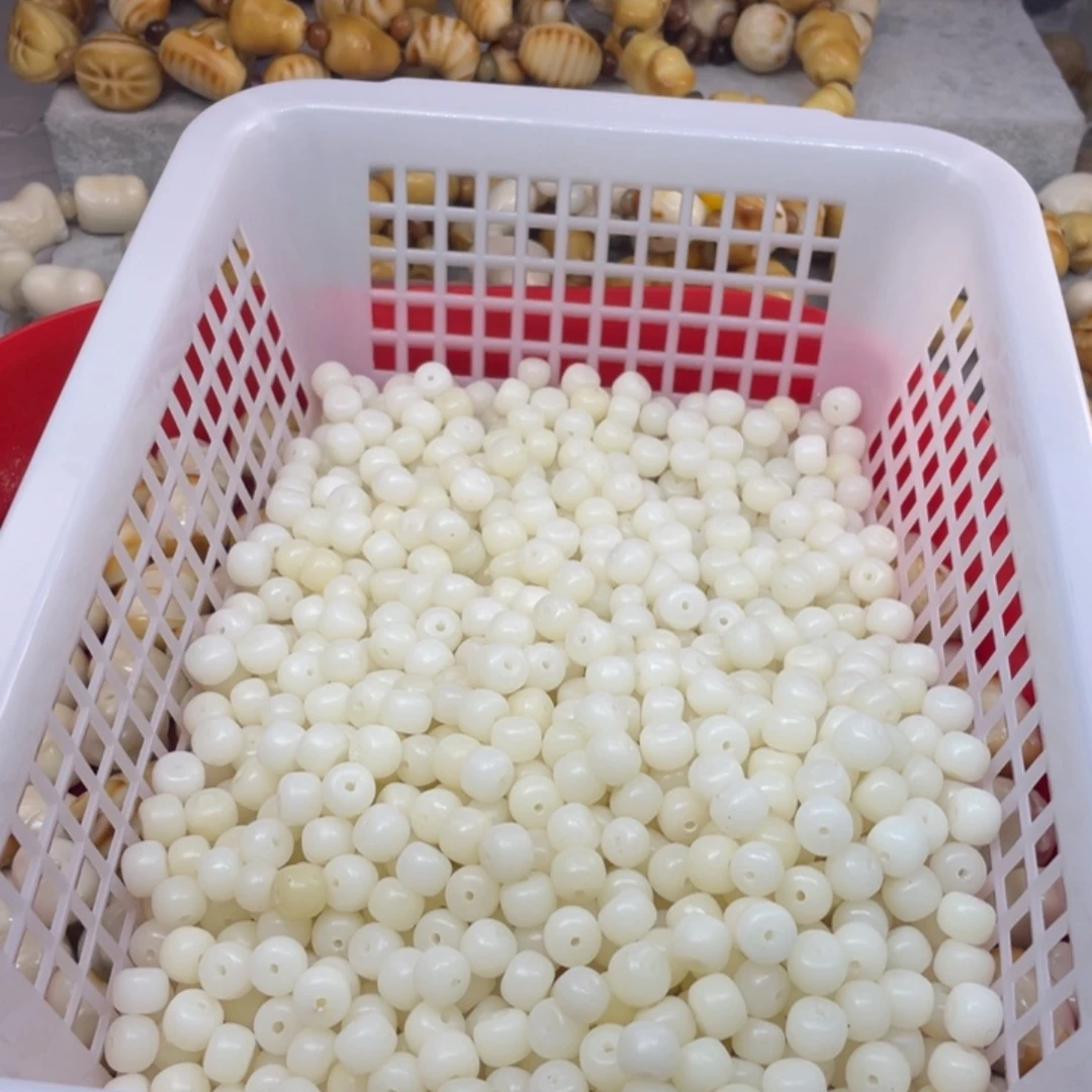 菩提根/象牙果吊坠微瑕菩提白桶二百8/10