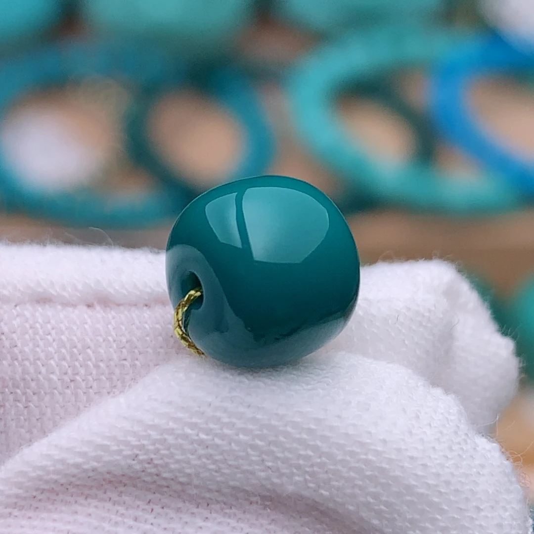 未镶嵌绿松石珠宝奇石8.5✖️7.5mm