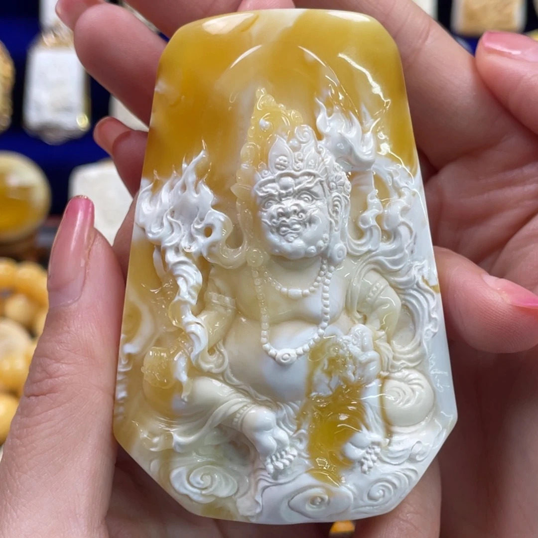 蜜蜡裸石未镶嵌琥珀蜜蜡