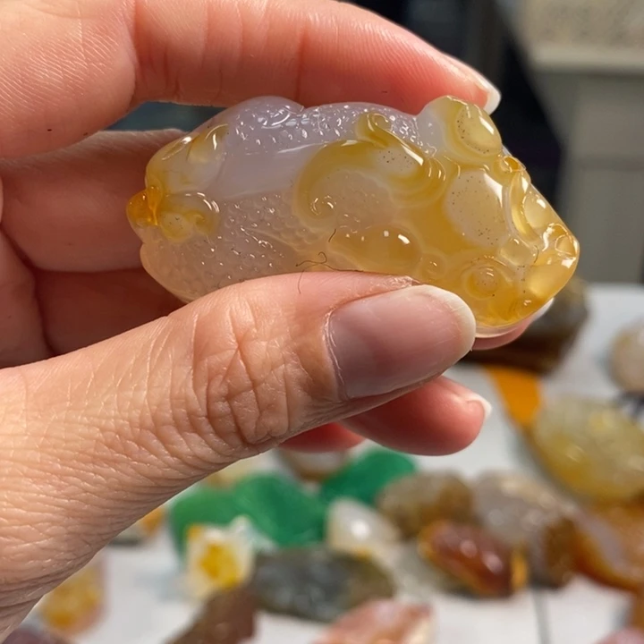 玛瑙/玉髓吊坠(不含链)未镶嵌