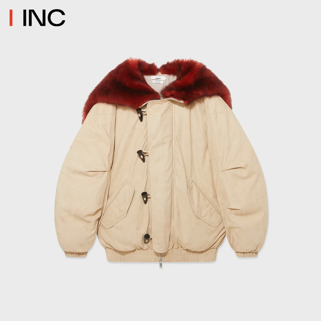 IMMI 麂皮绒"红发小飞侠"羽绒夹克外套女25AW冬季新款羽绒服IINC