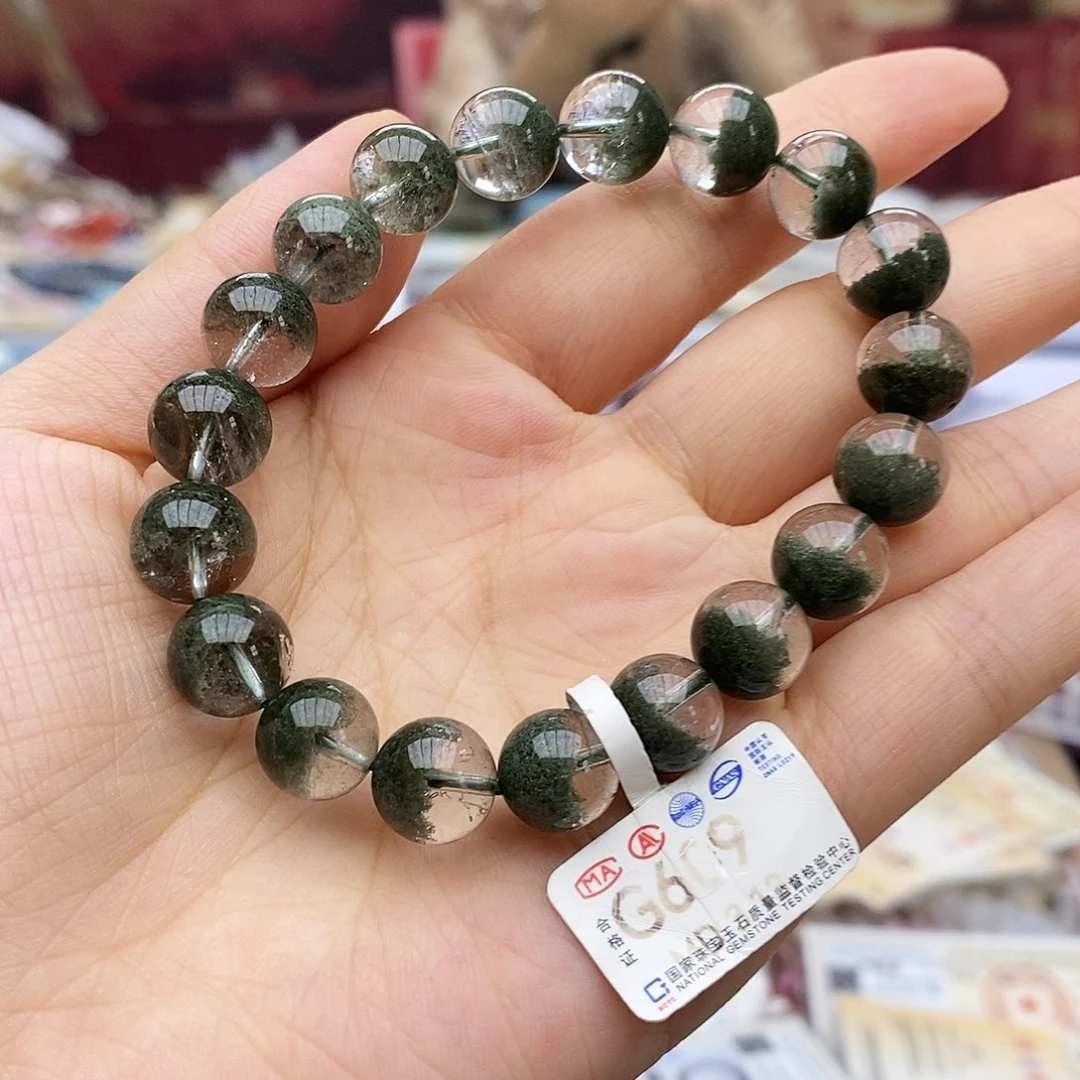 水晶手链未镶嵌Ｇ６０９ 绿幽灵 10m+