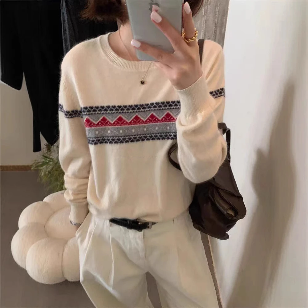 ZZS5003 十三行IMISS 2025春款韩亲肤圆领针织上衣女 52