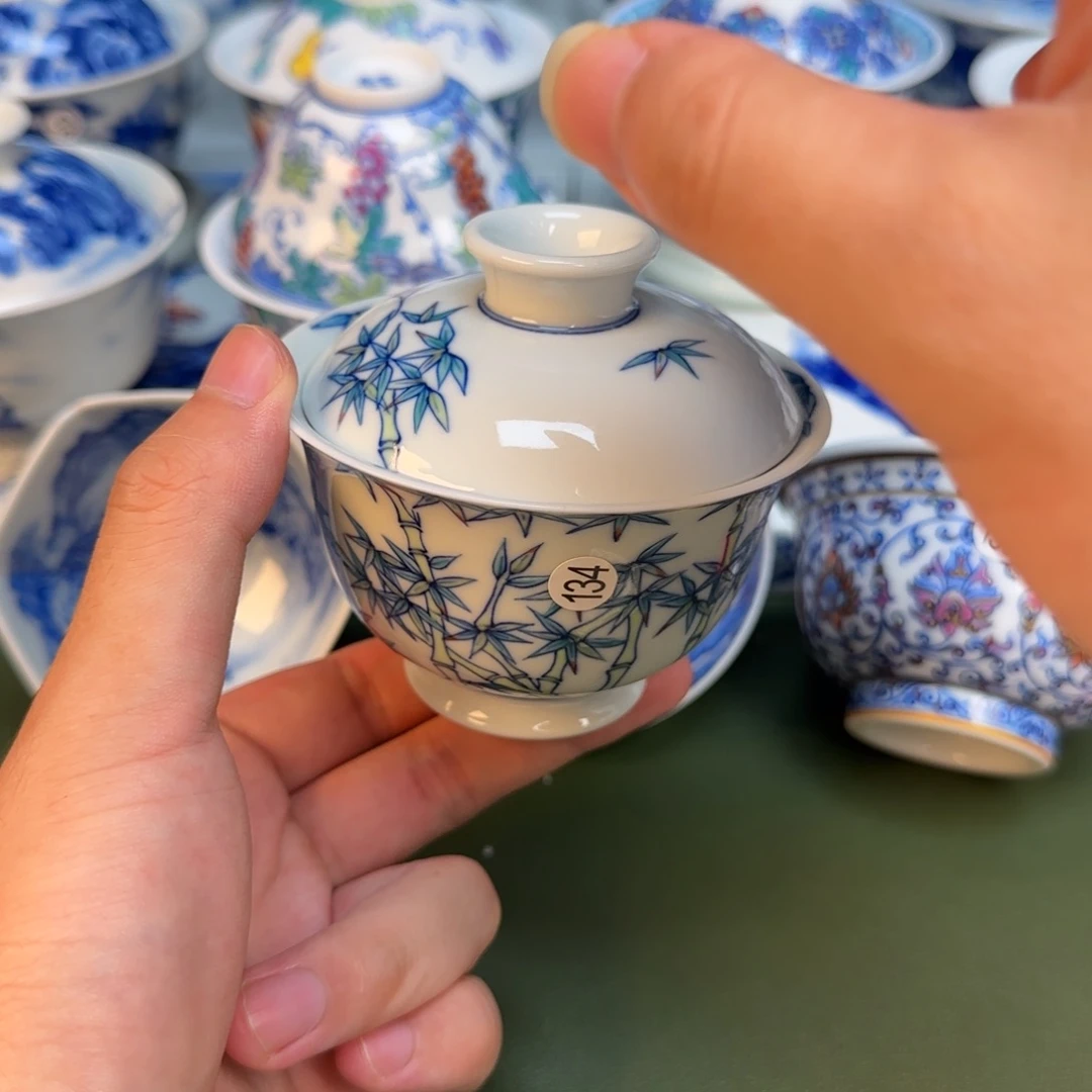 彦祖纯手工手绘茶具134