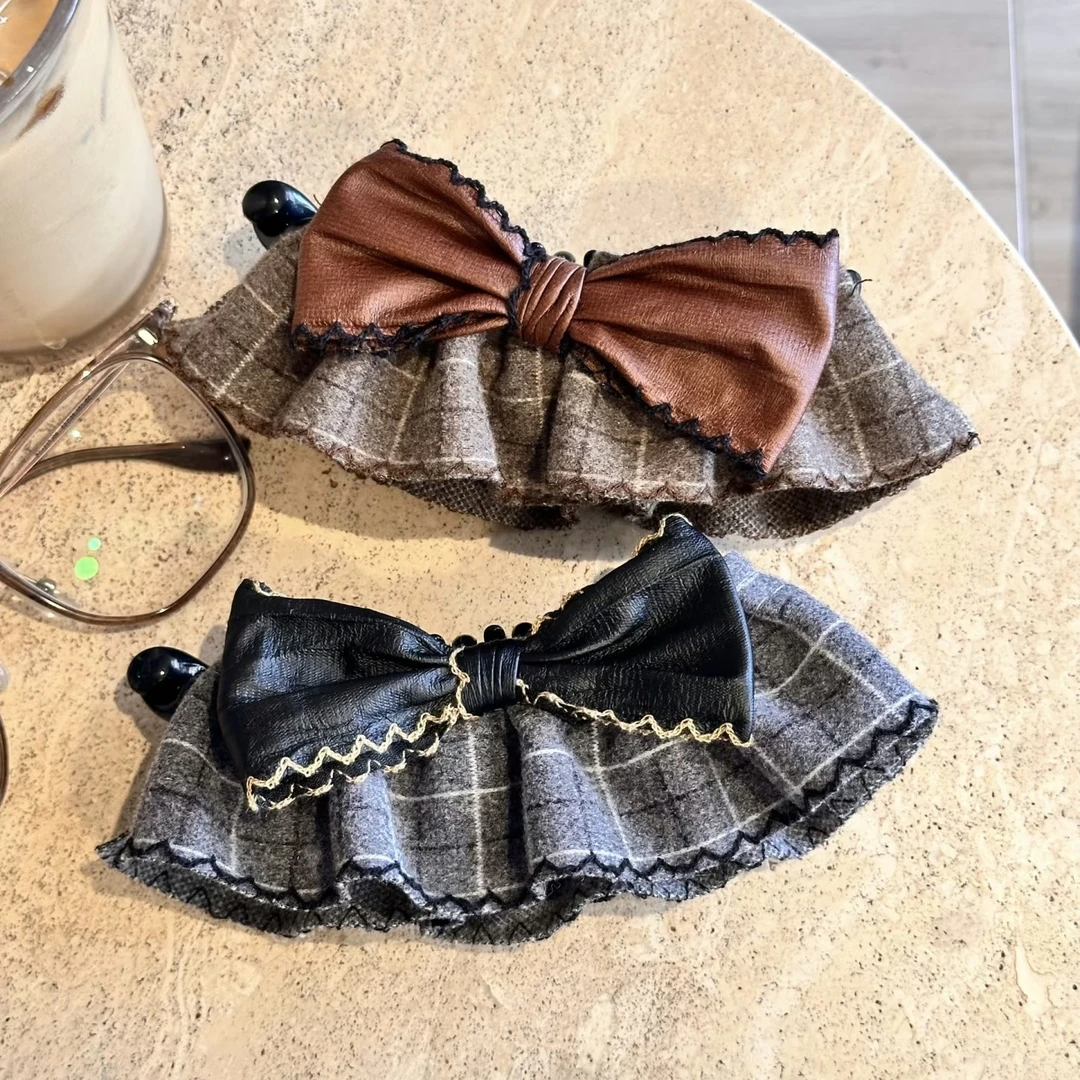 新款蝴蝶结香蕉夹秋冬氛围感马尾后脑勺抓夹竖夹可露丽风头饰发饰