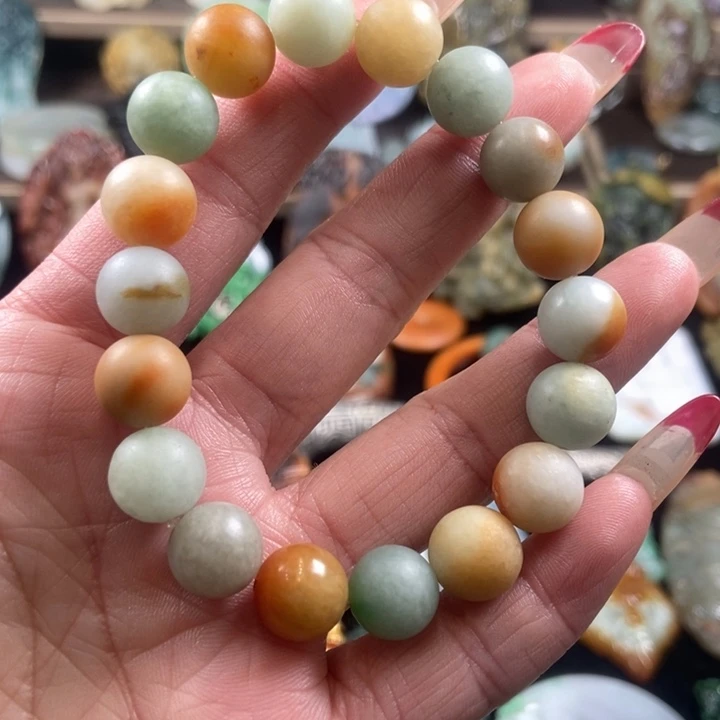 翡翠未镶嵌手串腾冲老料翡翠手串