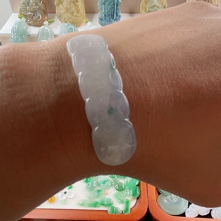 颈饰未镶嵌翡翠天然翡翠
