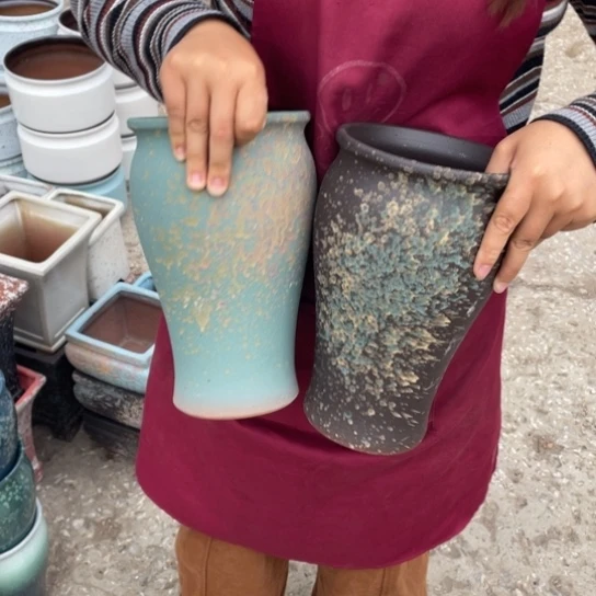 紫砂花盆口15高26正品正品