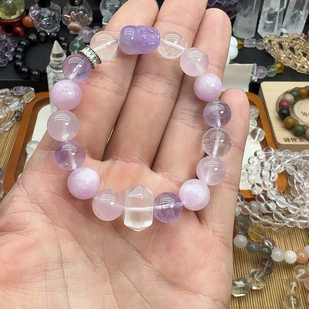 水晶银S925镶嵌手链