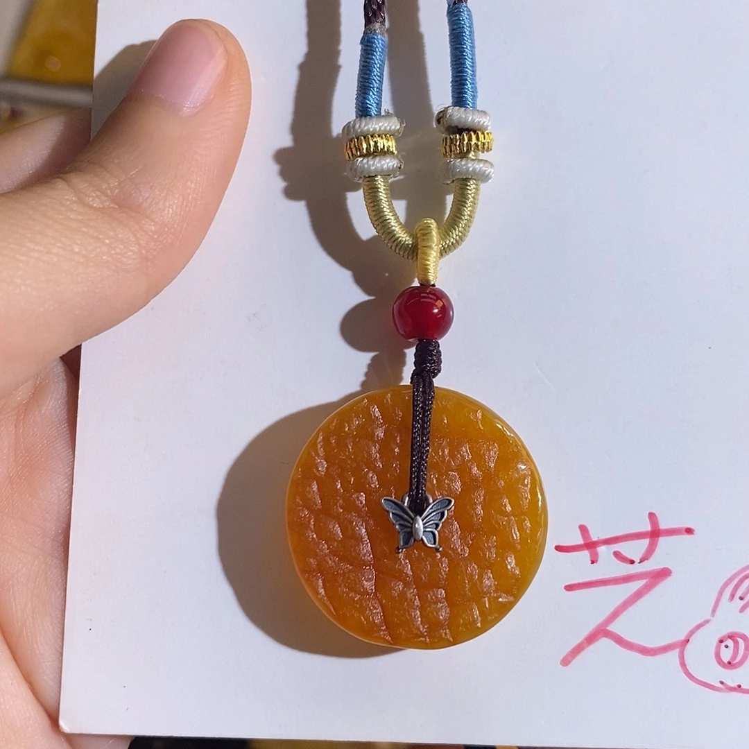 定制琥珀未镶嵌蜜蜡吊坠