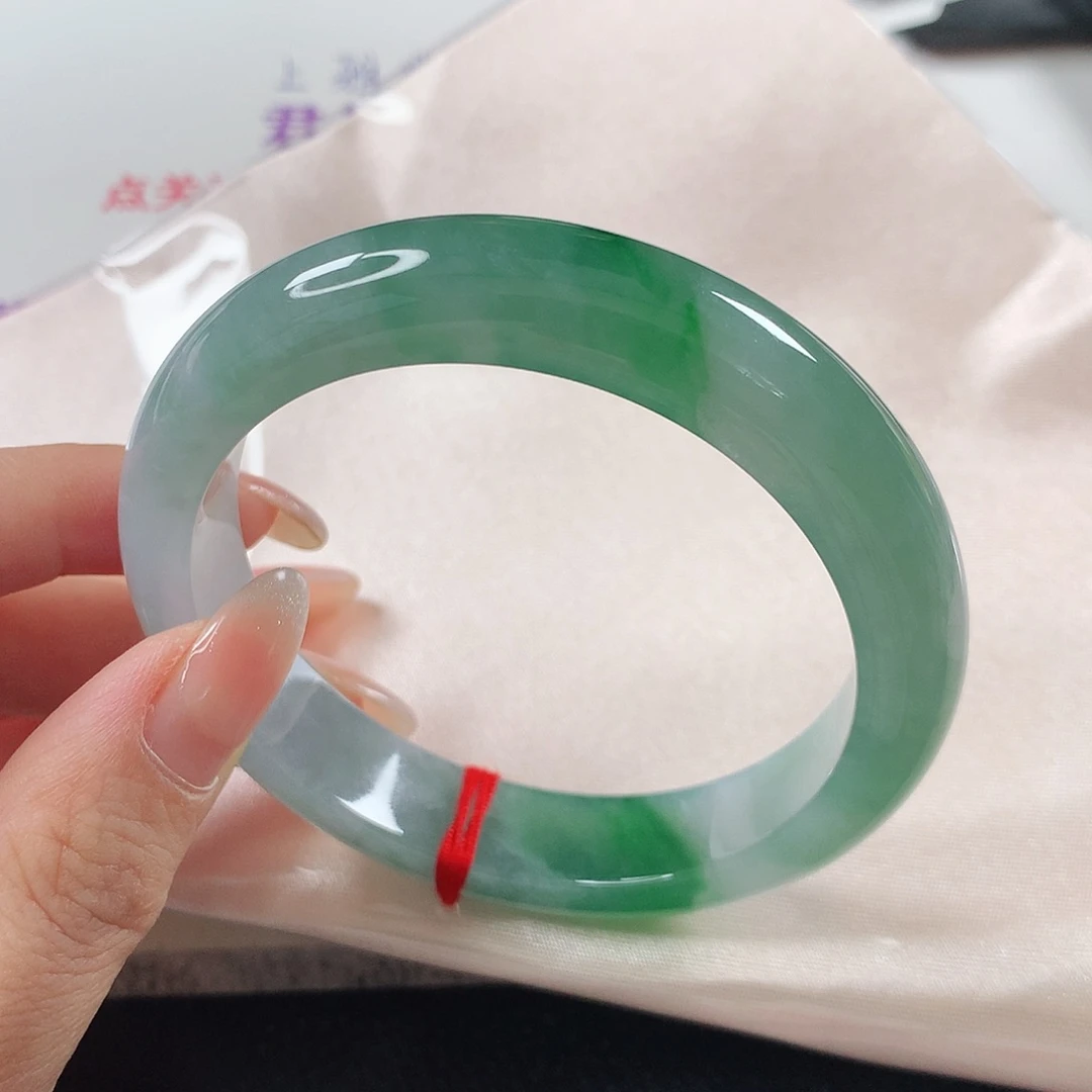 翡翠手镯未镶嵌 正圈①⑦⑧