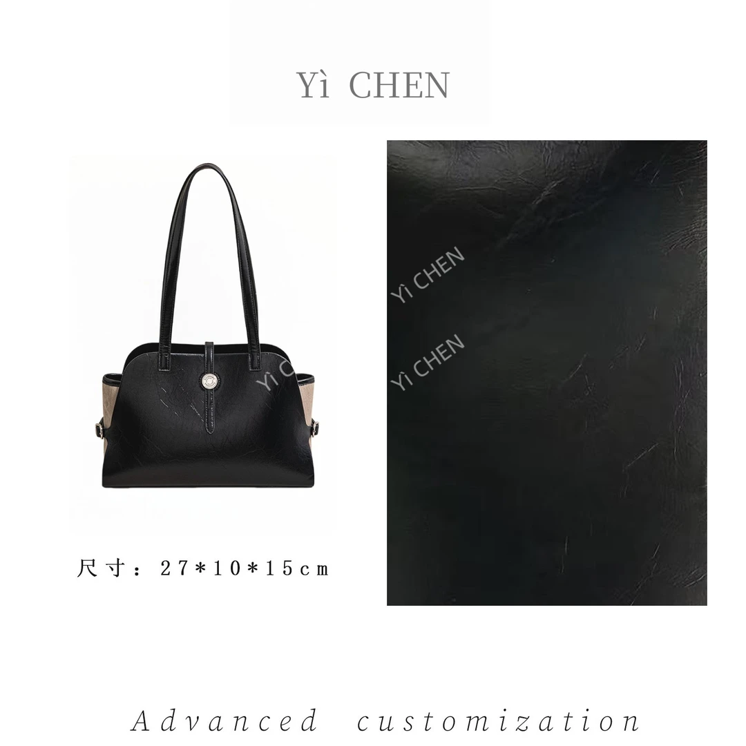 【Yì CHEN】SK-92920-黑色 简约时尚女士新款轻奢单肩斜跨包