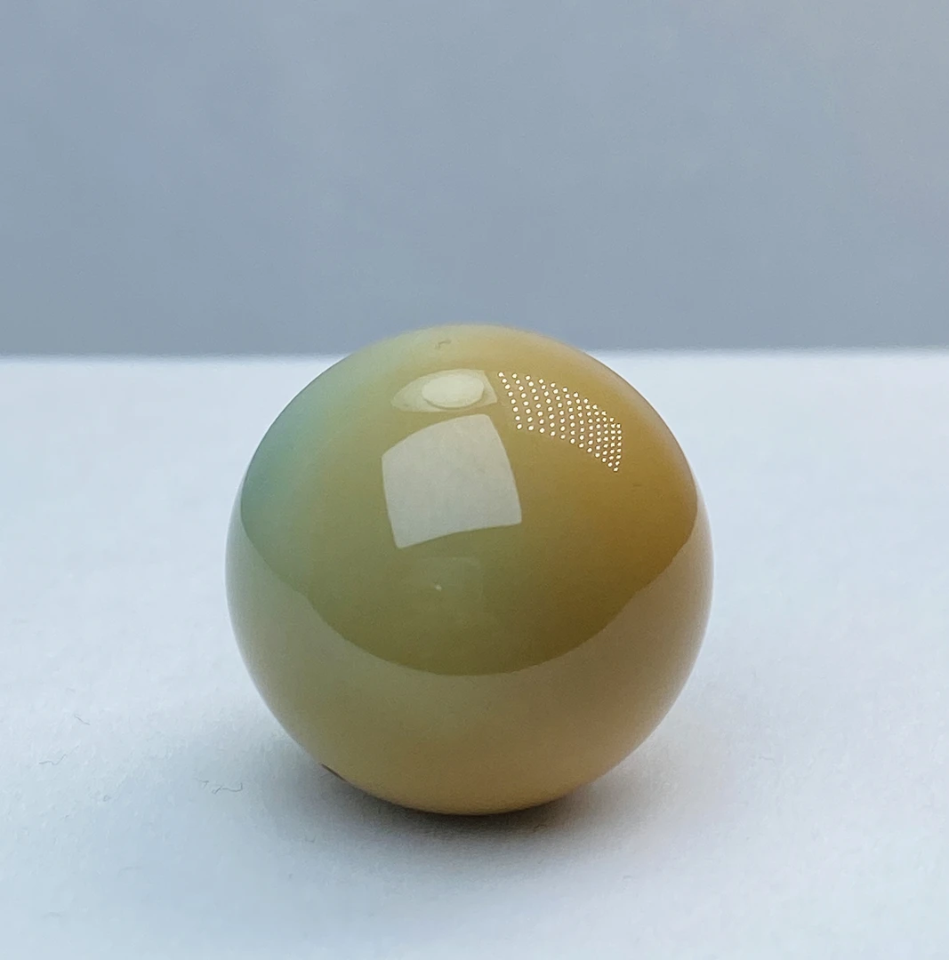 原矿高瓷特色土豪金圆珠绿松石22mm