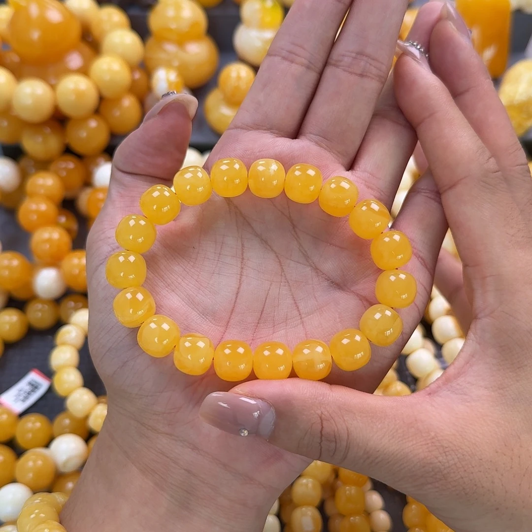 蜜蜡未镶嵌珠宝奇石同料12mm