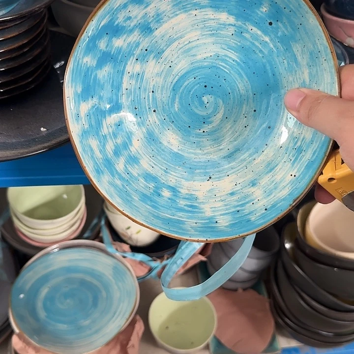 搪瓷8英寸沙拉碗陶瓷