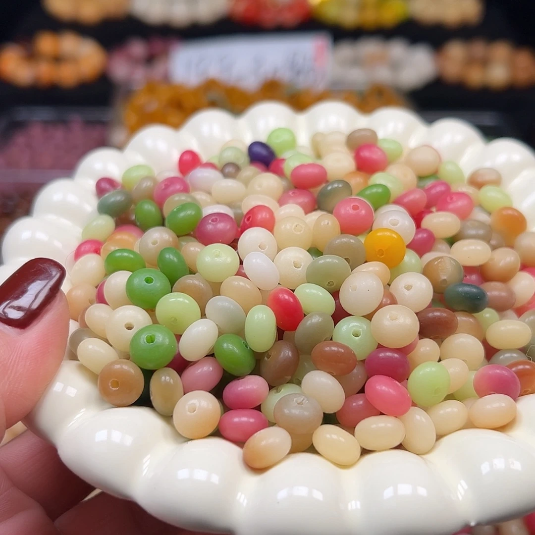 菩提根/象牙果手串瑕疵多宝算盘500颗