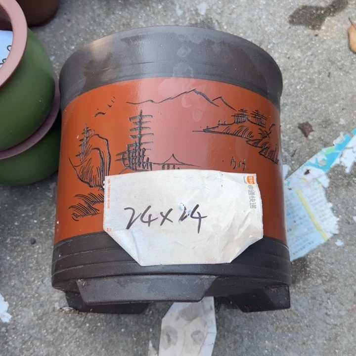 紫砂花盆特价清仓