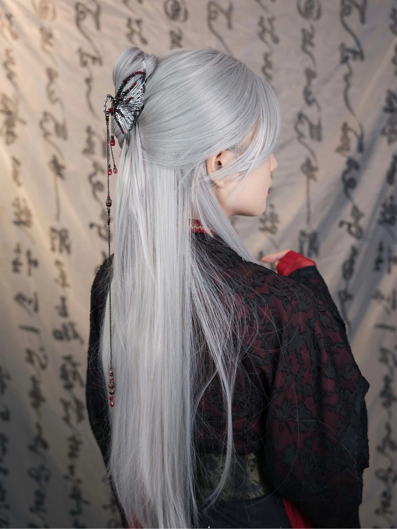 亭中荷【燕尾蝶】抓夹系列原创手作气质百搭复古古风仙女超仙仙气