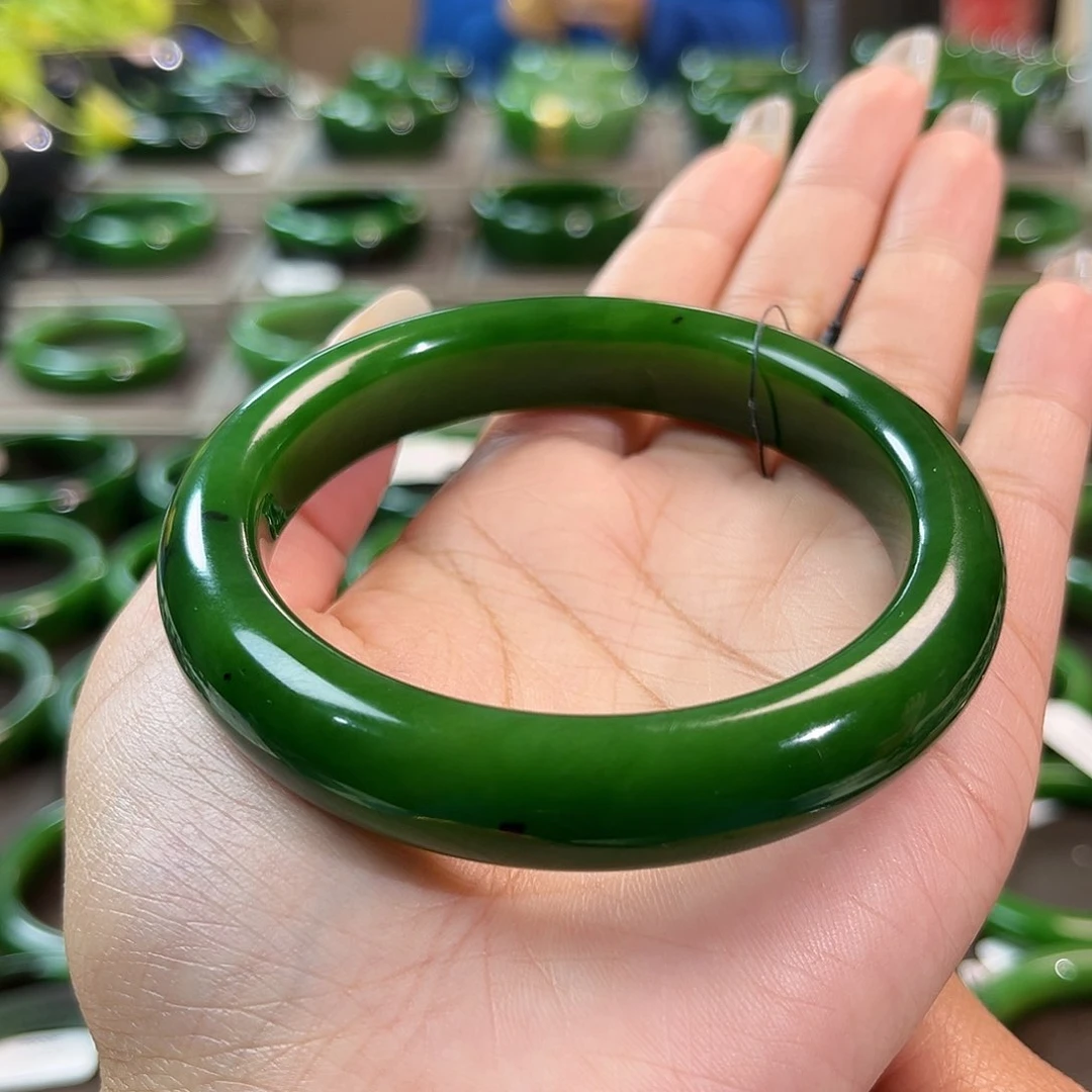 未镶嵌手镯和田玉（碧玉）6061