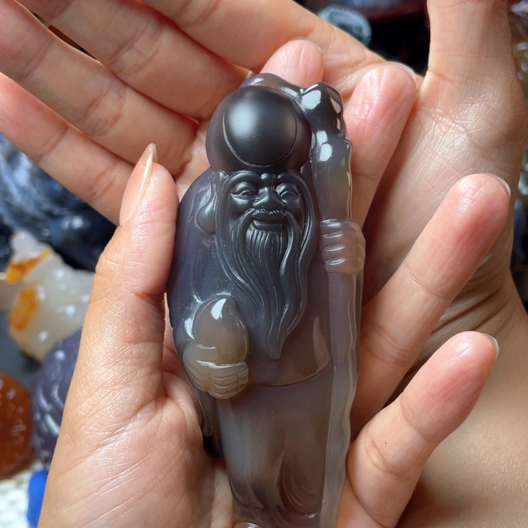 与***行玛瑙/玉髓玛瑙未镶嵌