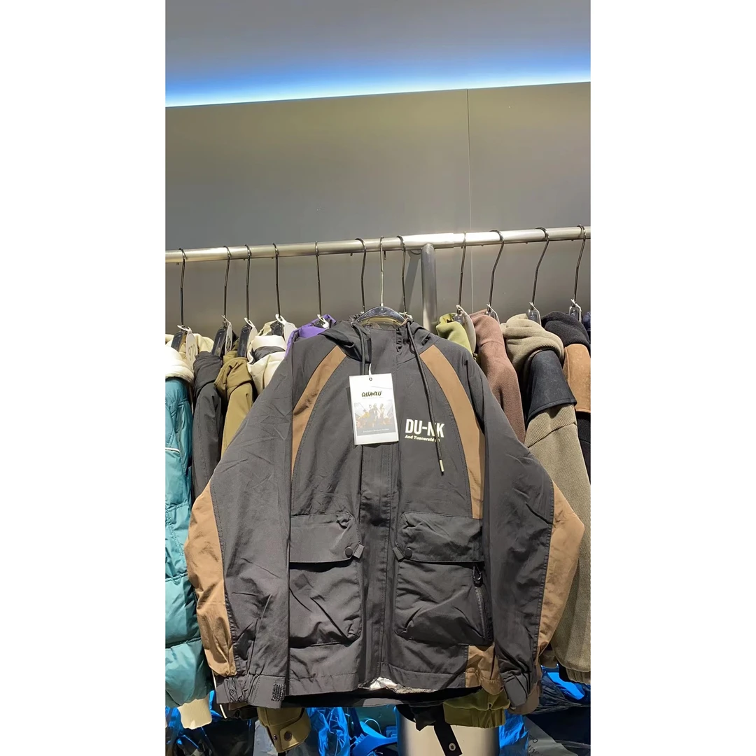 大占推荐 2351-2 拼色棉服外套