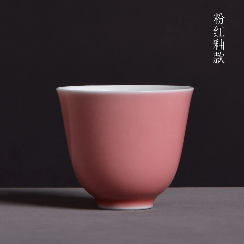 粉红釉单杯丨晓隐严选