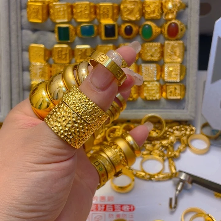 合金无艾****）卡家戒指