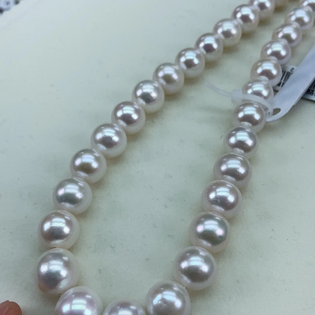 淡水珍珠11/13大灯泡炫彩银S925镶嵌