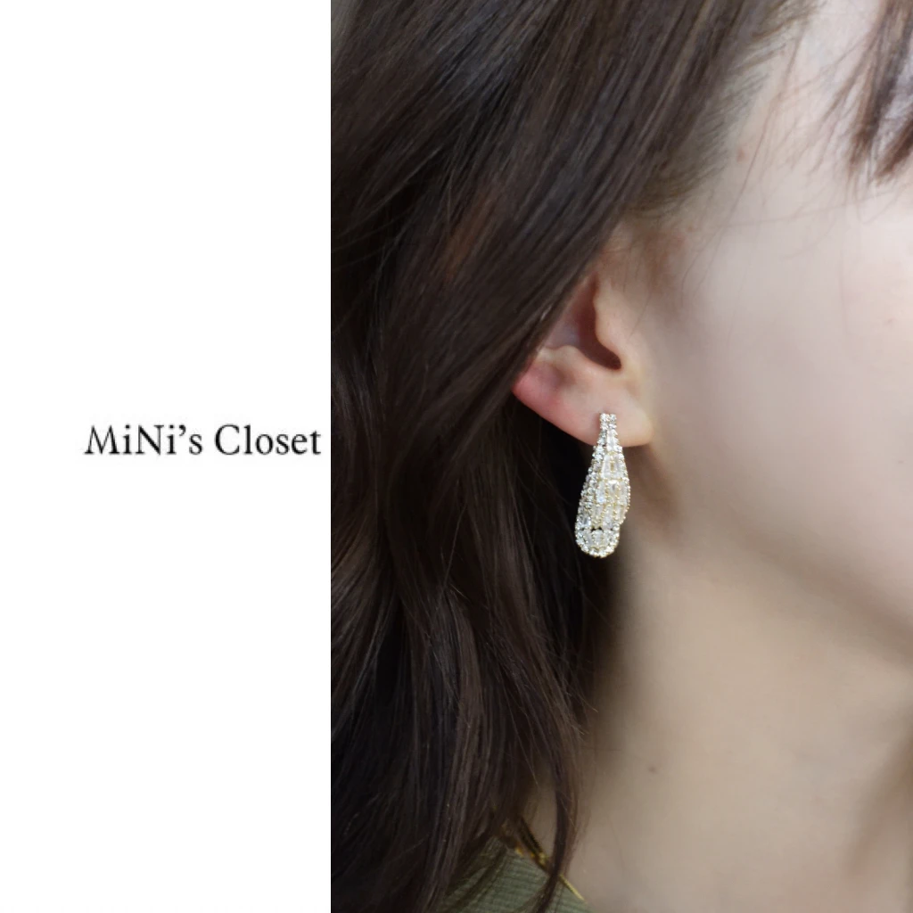 铜合金仿珍珠耳饰 心若相惜超闪时尚高级感网红爆款耳饰JE2053