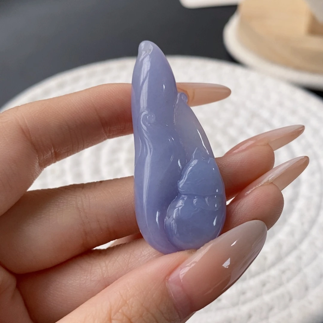 未镶嵌定制翡翠九尾狐