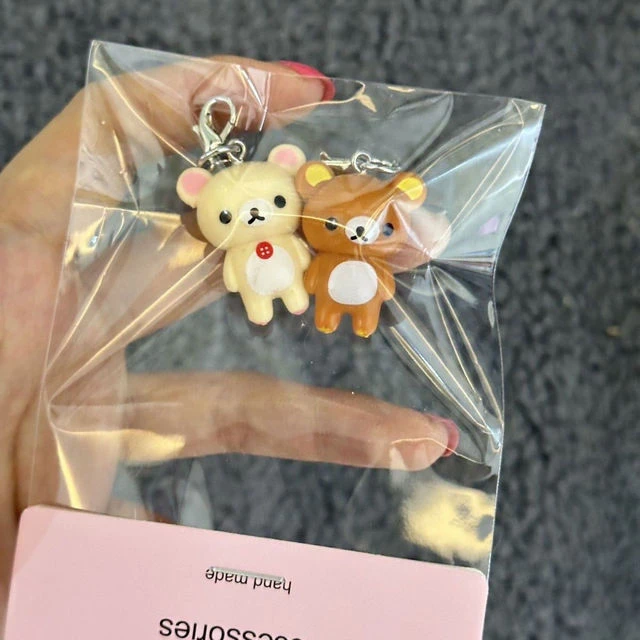 日系可爱sanx轻松熊爆款挂件玩偶公仔包包挂饰生日礼物立体