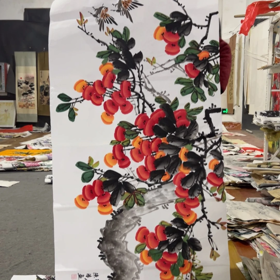 国画国画作品画心一张