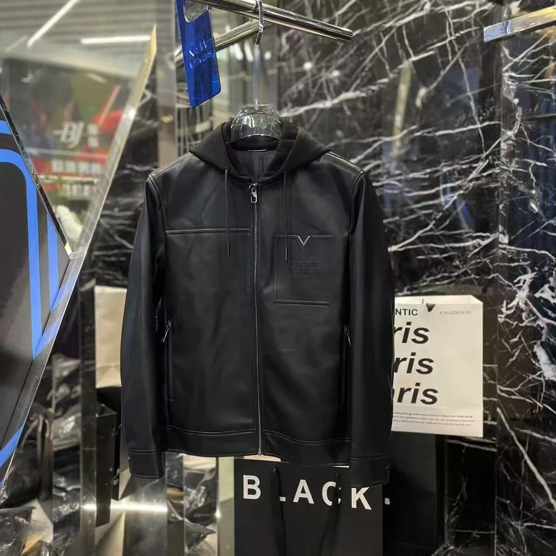 【VanJazny】新款高端男士潮流百搭休闲时尚连帽羽绒夹克26356