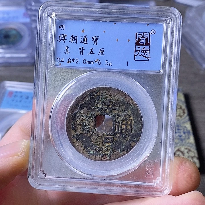 铜闻博文化兴朝通宝