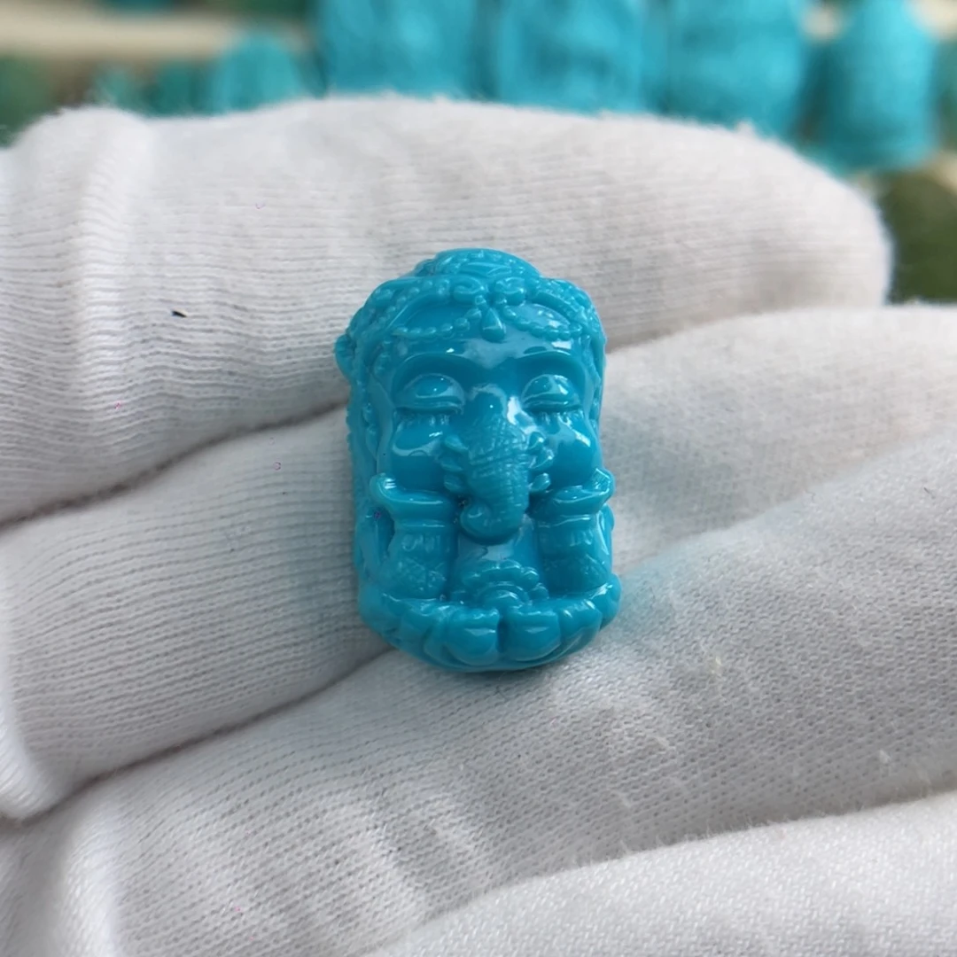 绿松石颈饰未镶嵌卡14.3-23.5-13.4