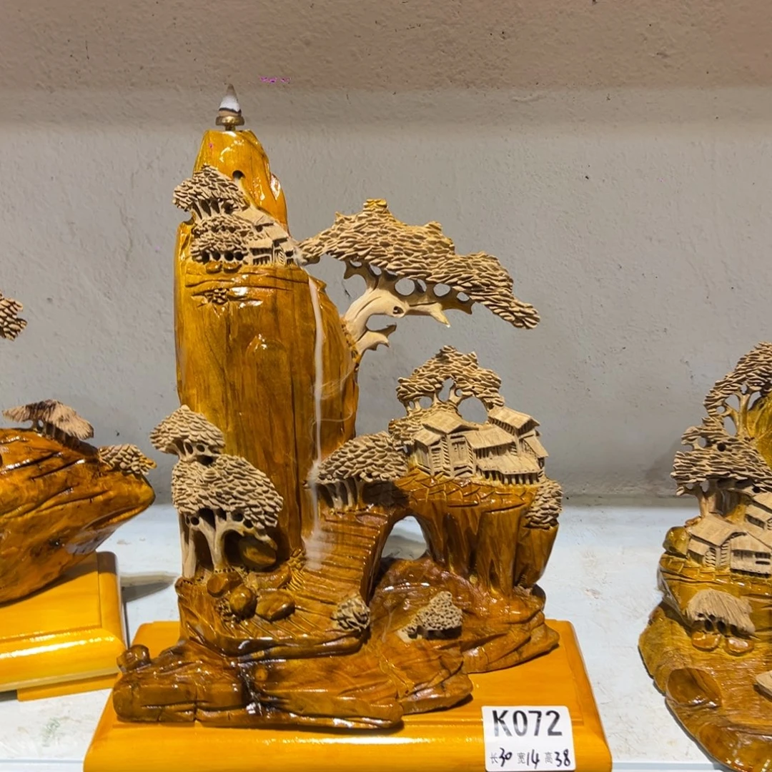 柏木（崖柏）金丝楠木木雕