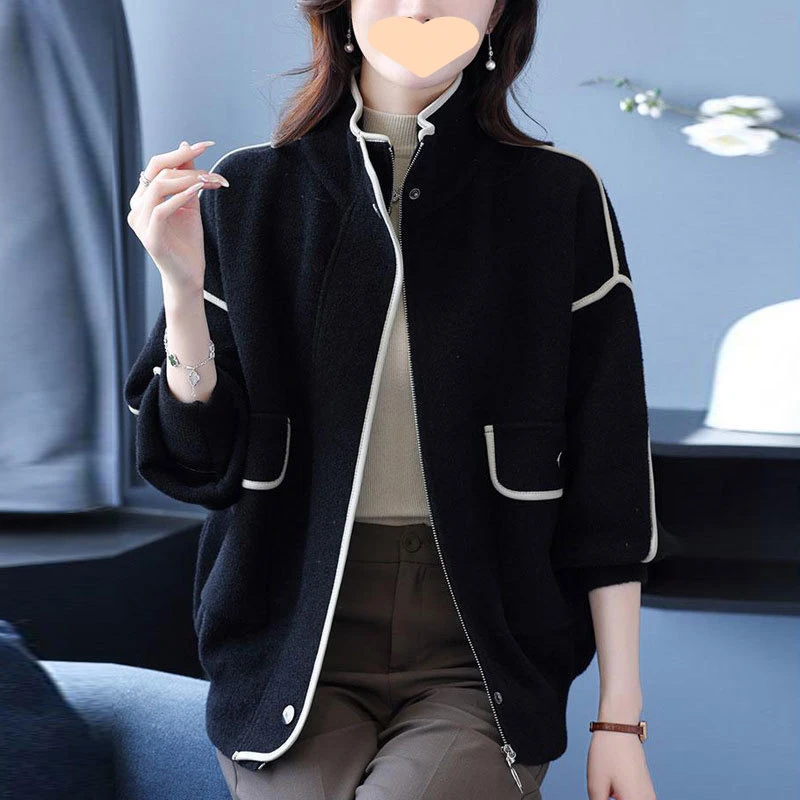 夹克女外套2025春秋韩版新款时尚休闲宽松显瘦修身大码气质小香风
