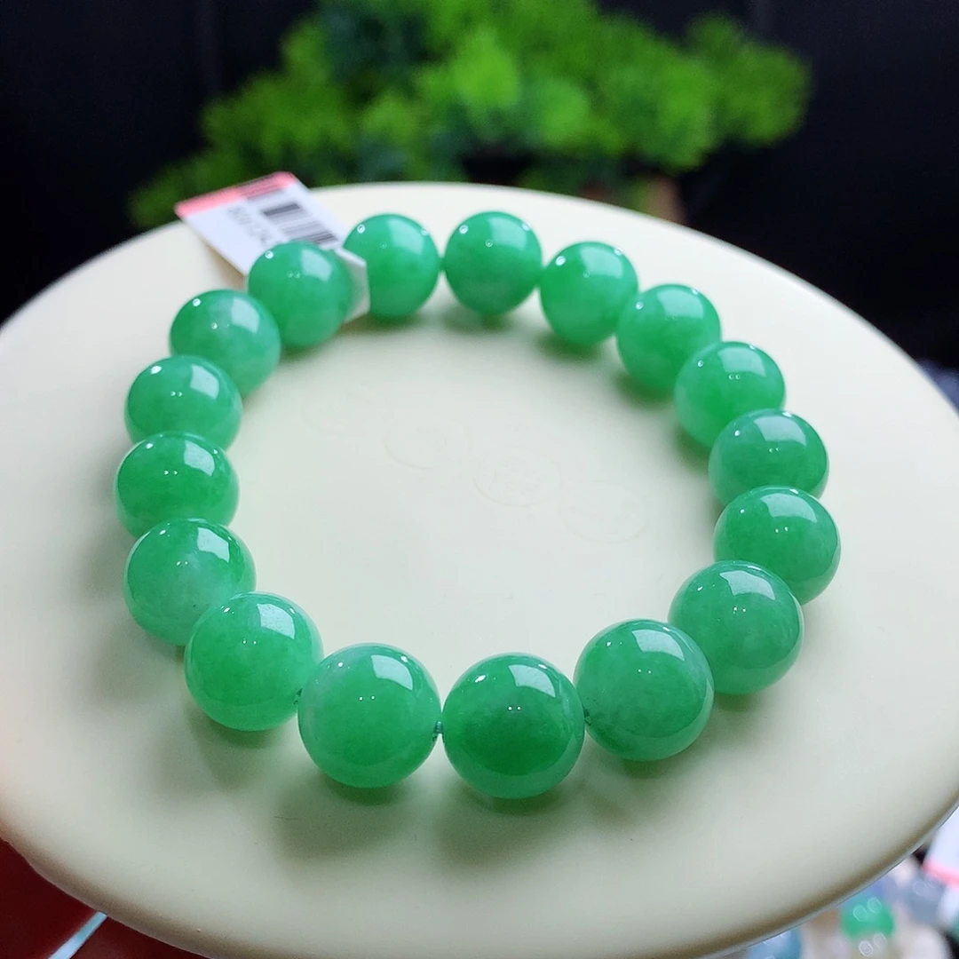 未镶嵌手串翡翠卡11+mm